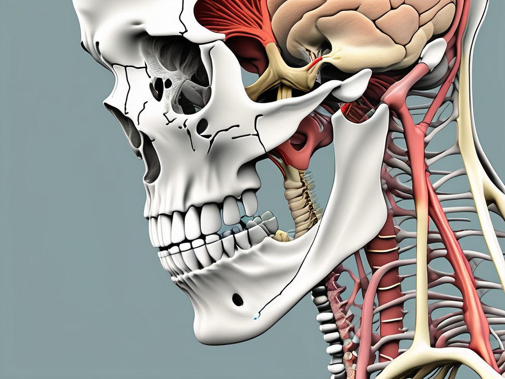 The marginal mandibular nerve in relation to the human jaw